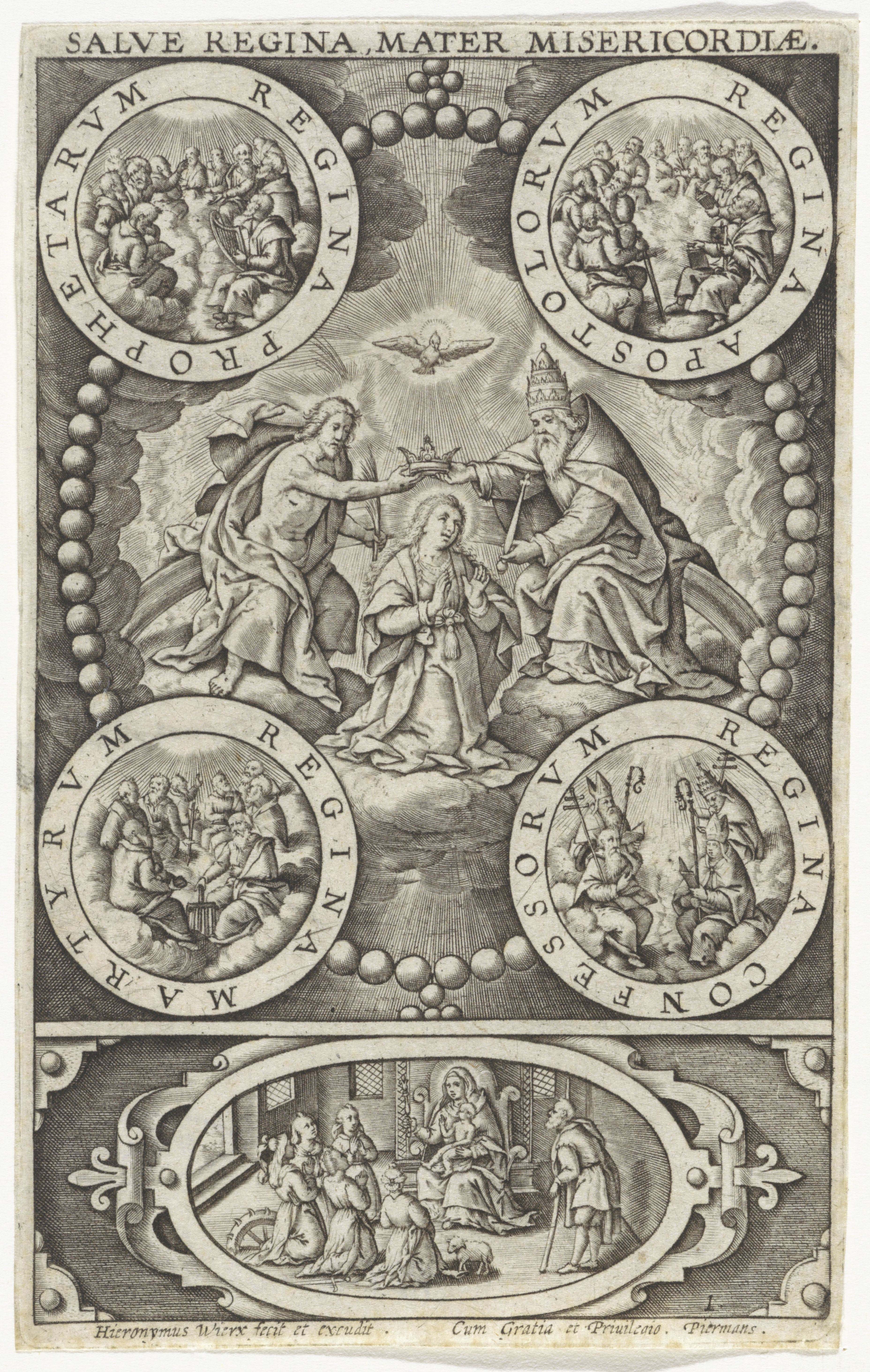 Drawing by Hieronymus Wierix