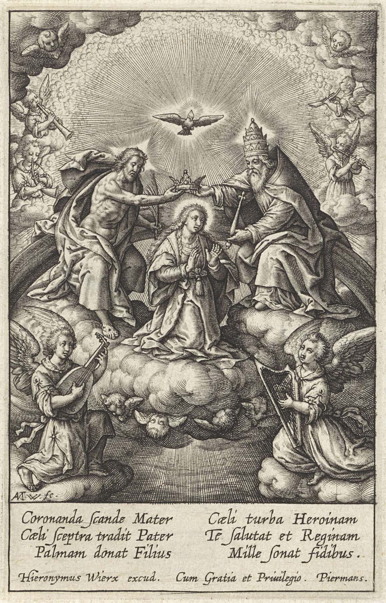 Drawing by Hieronymus Wierix